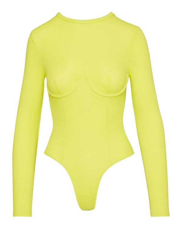 Bodysuit γυναικεια Steve Madden Corset Lime ανοιχτο πρασινο | SM-574YB