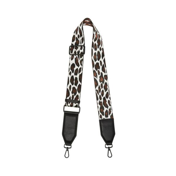 Handbag Strap γυναικεια Steve Madden White Leopard ασπρα Πολύχρωμο | SM-369CW