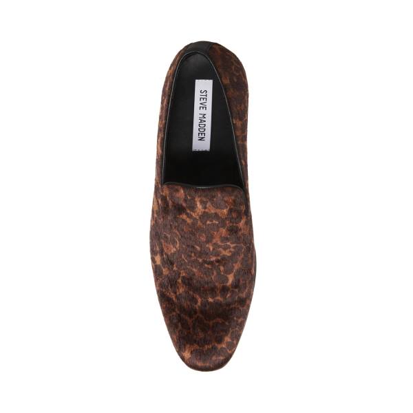 Loafers ανδρικα Steve Madden Parigi Leopard λεοπαρ | SM-762AT