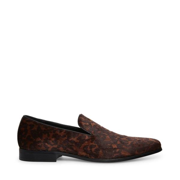 Loafers ανδρικα Steve Madden Parigi Leopard λεοπαρ | SM-762AT