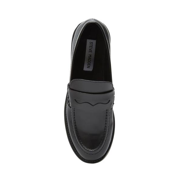 Loafers γυναικεια Steve Madden Crew Box μαυρα | SM-468SA