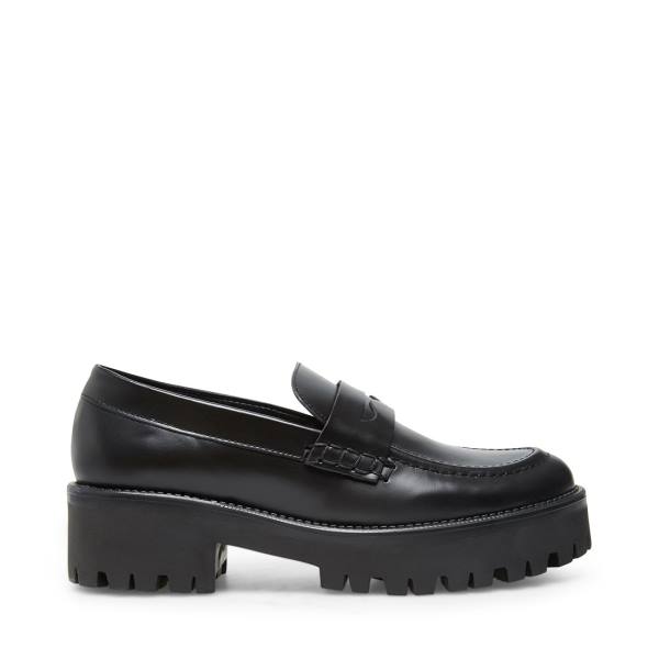 Loafers γυναικεια Steve Madden Crew Box μαυρα | SM-468SA