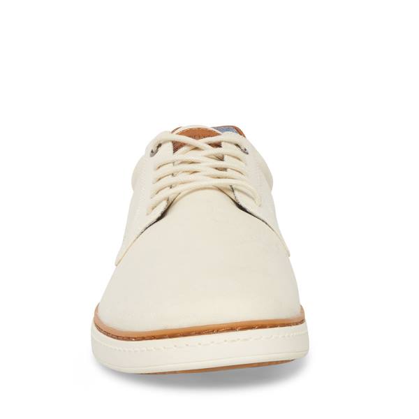 Αθλητικά Παπούτσια ανδρικα Steve Madden Tom Off-white ασπρα | SM-054SV