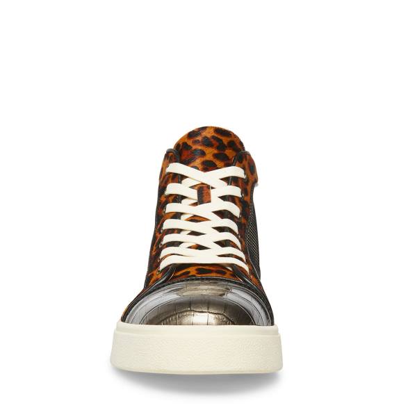 Αθλητικά Παπούτσια ανδρικα Steve Madden Promoter-s Leopard μαυρα λεοπαρ | SM-769KB