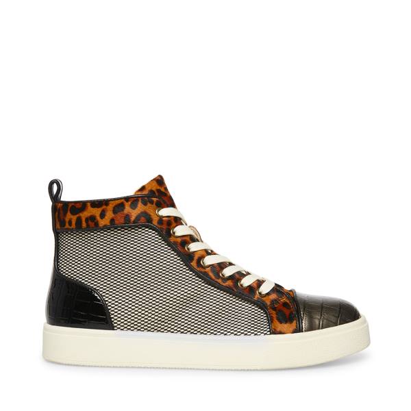 Αθλητικά Παπούτσια ανδρικα Steve Madden Promoter-s Leopard μαυρα λεοπαρ | SM-769KB