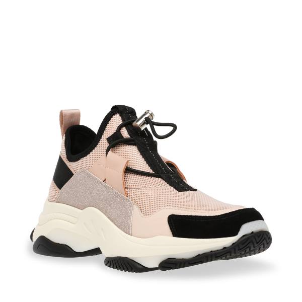 Αθλητικά Παπούτσια γυναικεια Steve Madden Fly Blush ροζ Πολύχρωμο | SM-053OE