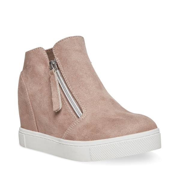 Αθλητικά Παπούτσια παιδικα Steve Madden Jcaliber Taupe γκρι καφε | SM-093KR