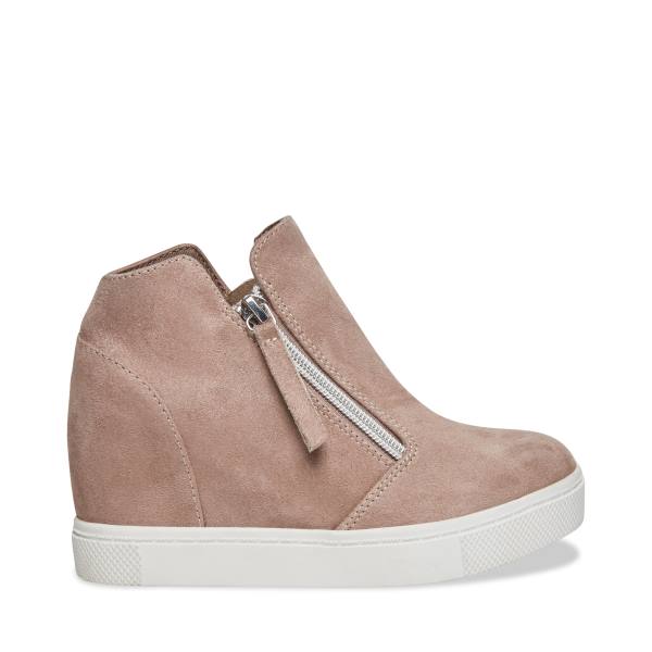 Αθλητικά Παπούτσια παιδικα Steve Madden Jcaliber Taupe γκρι καφε | SM-093KR