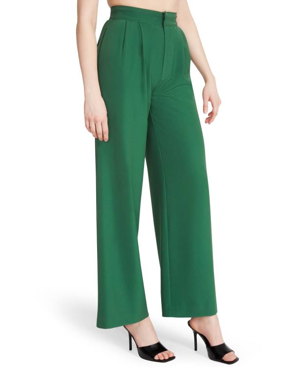 Παντελονια γυναικεια Steve Madden High Waisted Trouser πρασινο | SM-824VA