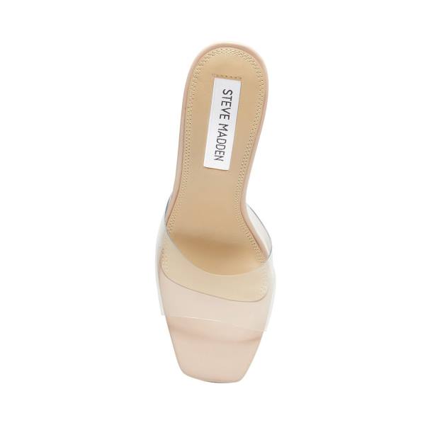 Τακούνια γυναικεια Steve Madden Cyrus Heel Clear | SM-037RG