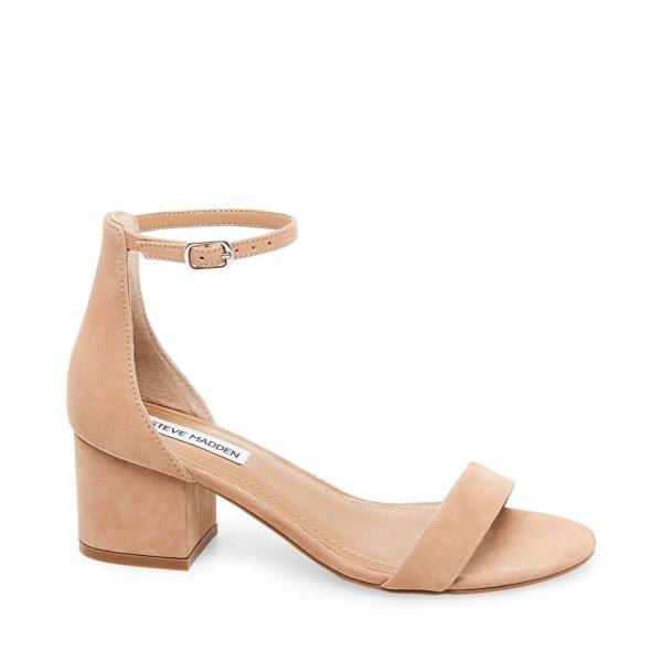 Τακούνια γυναικεια Steve Madden Ireneew Tan Nubuck Heel καφε | SM-976PZ