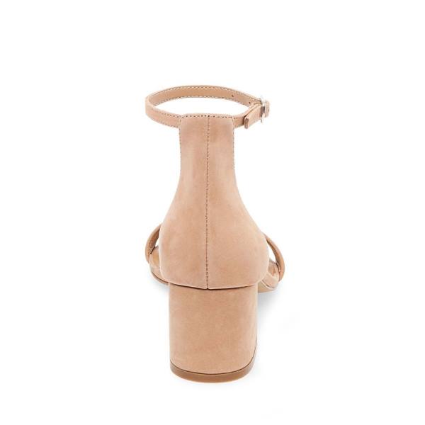 Τακούνια γυναικεια Steve Madden Ireneew Tan Nubuck Heel καφε | SM-976PZ