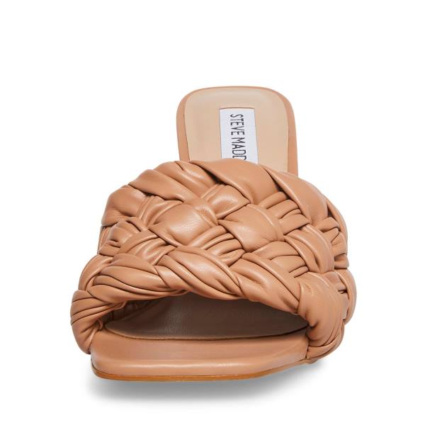 Τακούνια γυναικεια Steve Madden Leilani Tan Heel Μπεζ | SM-214RS