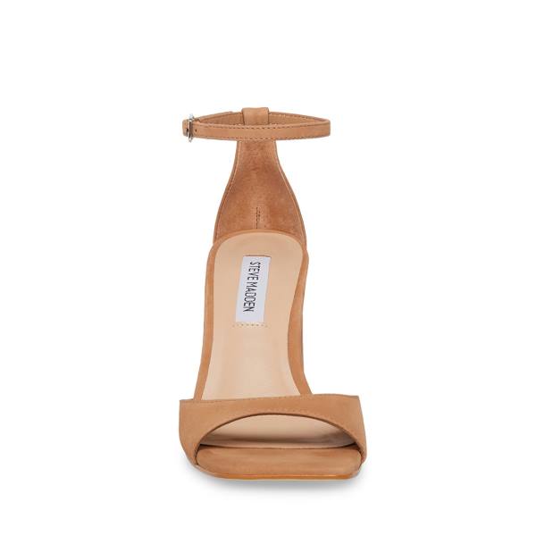 Τακούνια γυναικεια Steve Madden Margot Camel Nubuck Heel καφε | SM-653RO