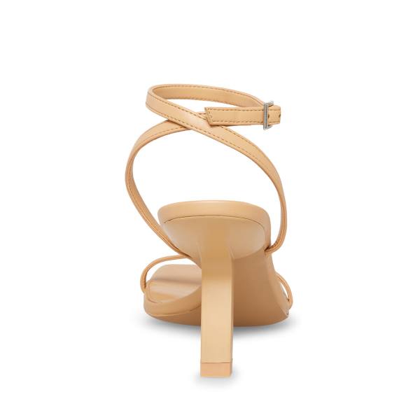 Τακούνια γυναικεια Steve Madden Rosie Tan Heel καφε | SM-869QT