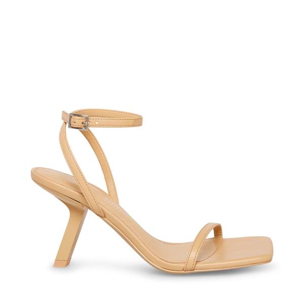 Τακούνια γυναικεια Steve Madden Rosie Tan Heel καφε | SM-869QT