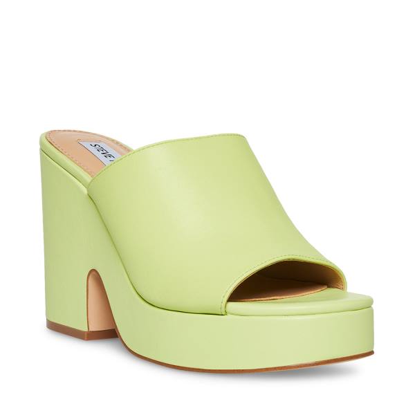 Τακούνια γυναικεια Steve Madden Sally Lime Heel ανοιχτο πρασινο | SM-467FO