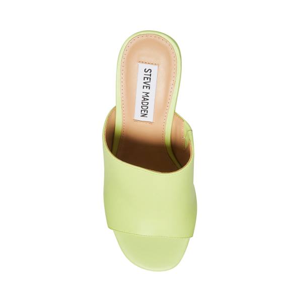 Τακούνια γυναικεια Steve Madden Sally Lime Heel ανοιχτο πρασινο | SM-467FO