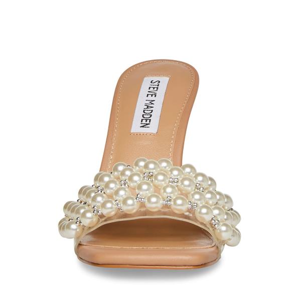 Τακούνια γυναικεια Steve Madden Sift Natural Heel Μπεζ | SM-241WT