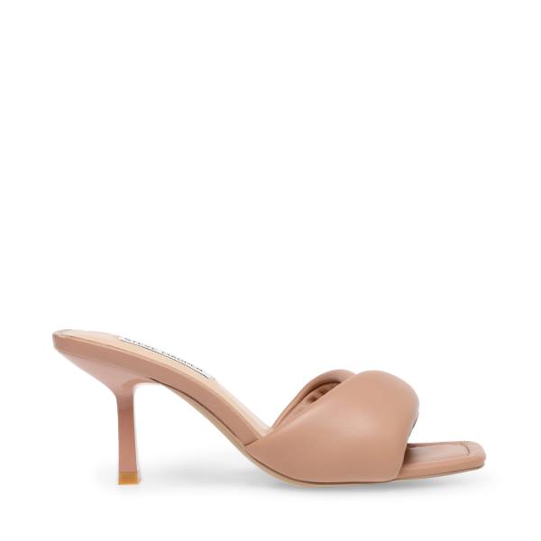 Τακούνια γυναικεια Steve Madden Thai Tan δερματινα Heel καφε | SM-913LB