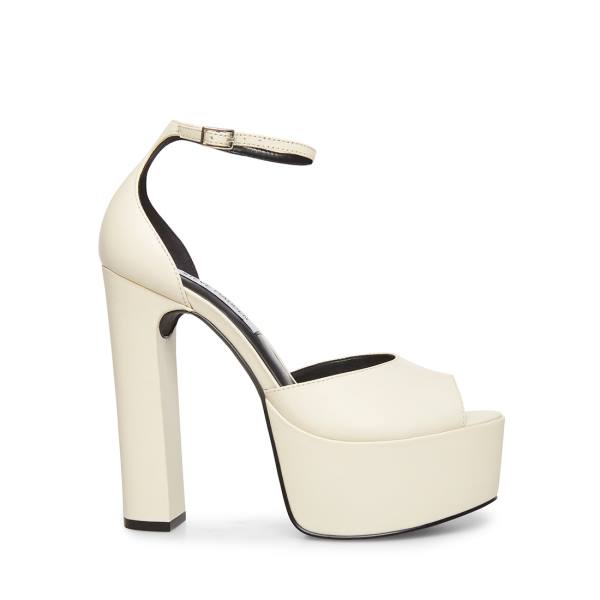 Τακούνια γυναικεια Steve Madden Torry Bone δερματινα Heel Μπεζ | SM-501SD