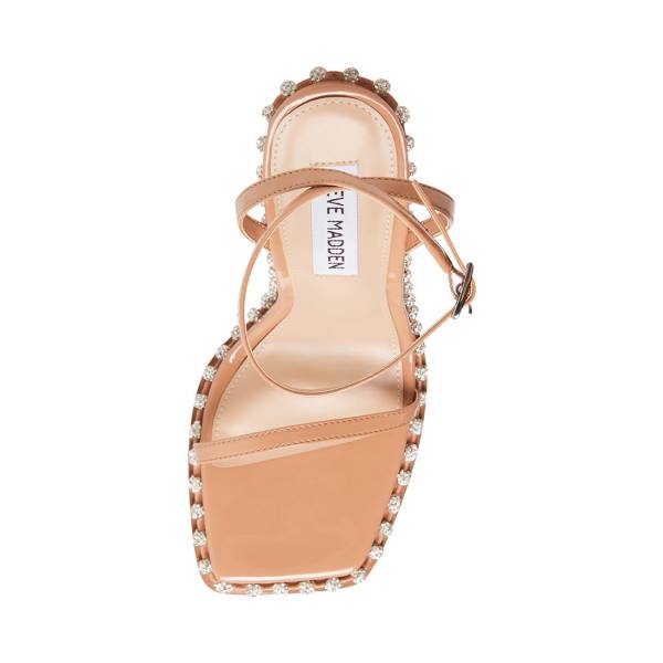 Τακούνια γυναικεια Steve Madden Zelle Camel Heel καφε Πολύχρωμο | SM-392YO