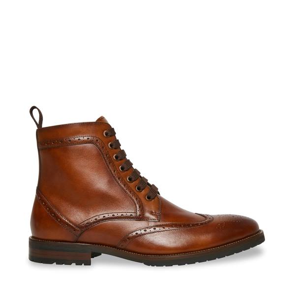 αρβυλα ανδρικα Steve Madden Tilman Tan δερματινα καφε | SM-084JX