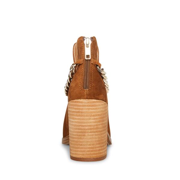 αρβυλα γυναικεια Steve Madden Cedar-c Chestnut σουετ καφε | SM-659BC