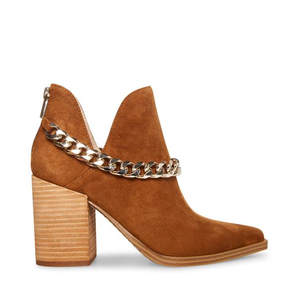 αρβυλα γυναικεια Steve Madden Cedar-c Chestnut σουετ καφε | SM-659BC