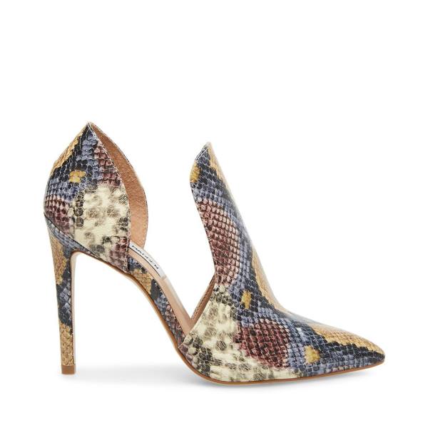 αρβυλα γυναικεια Steve Madden Dolly Snake Πολύχρωμο Snakeskin | SM-810JS