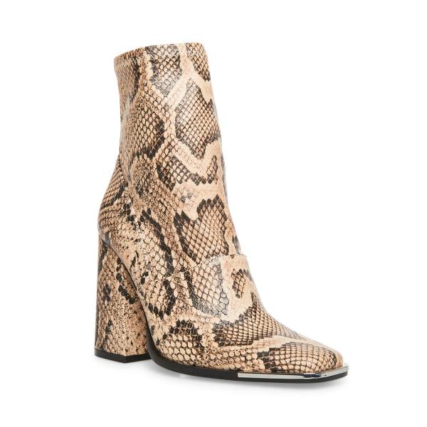 αρβυλα γυναικεια Steve Madden Excess Natural Snake Μπεζ Snakeskin | SM-189CL