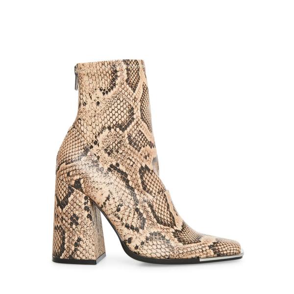 αρβυλα γυναικεια Steve Madden Excess Natural Snake Μπεζ Snakeskin | SM-189CL