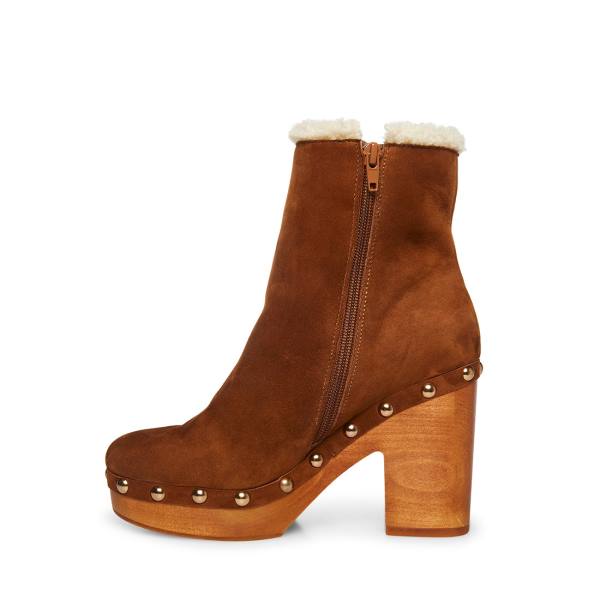 αρβυλα γυναικεια Steve Madden Kent Chestnut σουετ καφε | SM-870XL