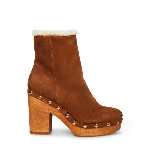 αρβυλα γυναικεια Steve Madden Kent Chestnut σουετ καφε | SM-870XL