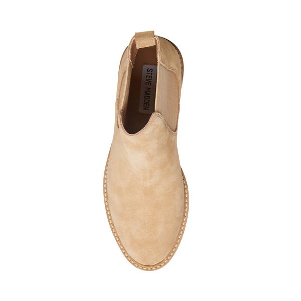 αρβυλα γυναικεια Steve Madden Leopold Tan σουετ καφε | SM-793JF