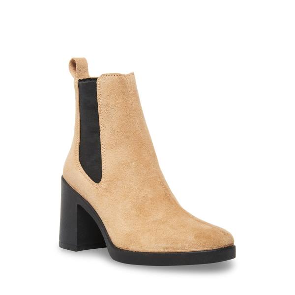 αρβυλα γυναικεια Steve Madden Match Taupe σουετ γκρι καφε | SM-074CF