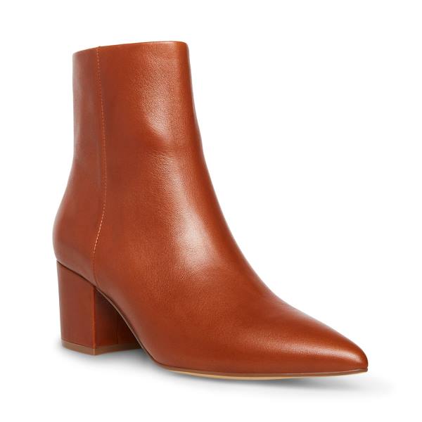 αρβυλα γυναικεια Steve Madden Ossie Cognac δερματινα καφε | SM-420GR