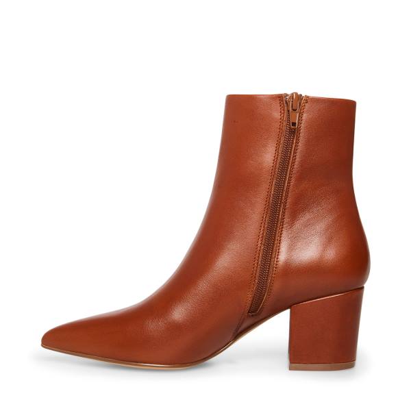 αρβυλα γυναικεια Steve Madden Ossie Cognac δερματινα καφε | SM-420GR