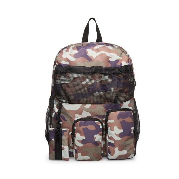 σακιδια πλατησ ανδρικα Steve Madden With Clipp-off Pouch Camo μαυρα | SM-560LO