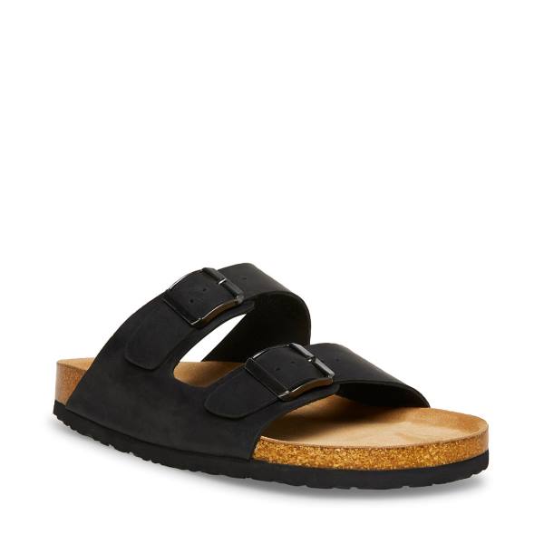 σανδαλια ανδρικα Steve Madden Tilted μαυρα | SM-948VZ