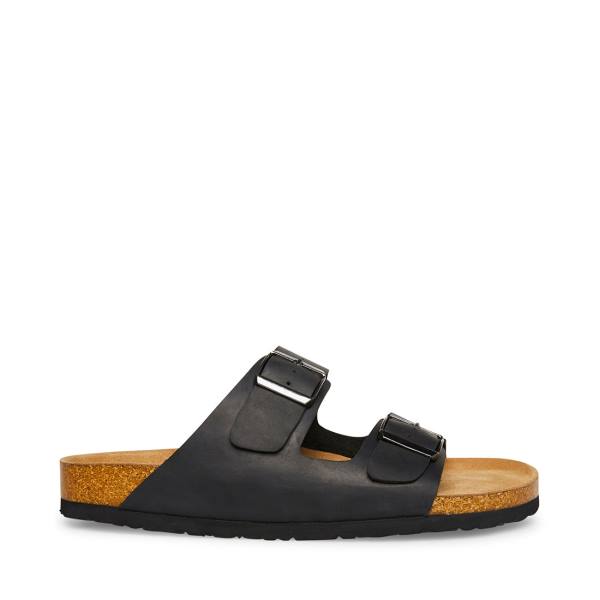 σανδαλια ανδρικα Steve Madden Tilted μαυρα | SM-948VZ