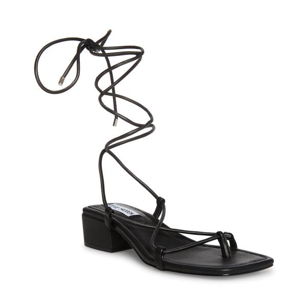 σανδαλια γυναικεια Steve Madden Claremont μαυρα | SM-596PF