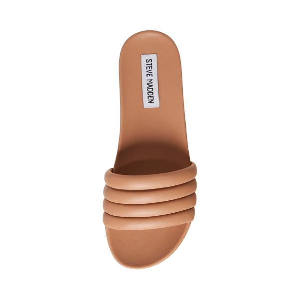 σανδαλια γυναικεια Steve Madden Drips Tan Μπεζ | SM-612BT