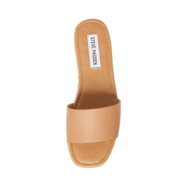 σανδαλια γυναικεια Steve Madden Gloriana Tan καφε | SM-795QA