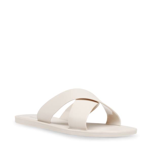 σανδαλια γυναικεια Steve Madden Horizon Off-white ασπρα | SM-960CR