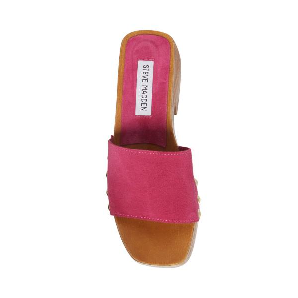 σανδαλια γυναικεια Steve Madden Izzy σουετ ροζ | SM-956KL