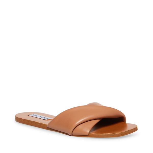 σανδαλια γυναικεια Steve Madden Kendria Tan καφε | SM-420HU