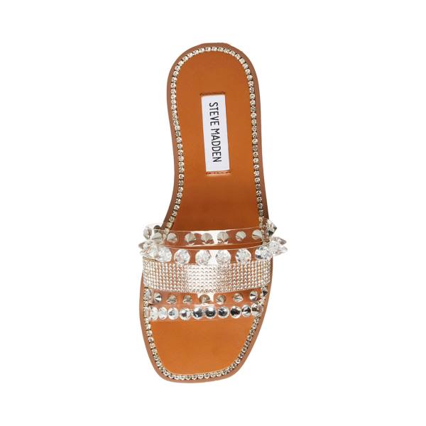 σανδαλια γυναικεια Steve Madden Leandra Clear | SM-658QA