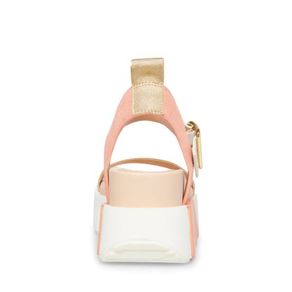 σανδαλια γυναικεια Steve Madden Pastry Blush ροζ Πολύχρωμο | SM-415GW