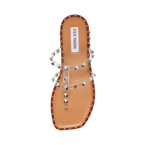 σανδαλια γυναικεια Steve Madden Sandie Clear | SM-347OJ